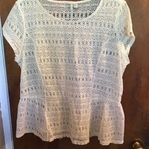 Lauren Conrad peplum top